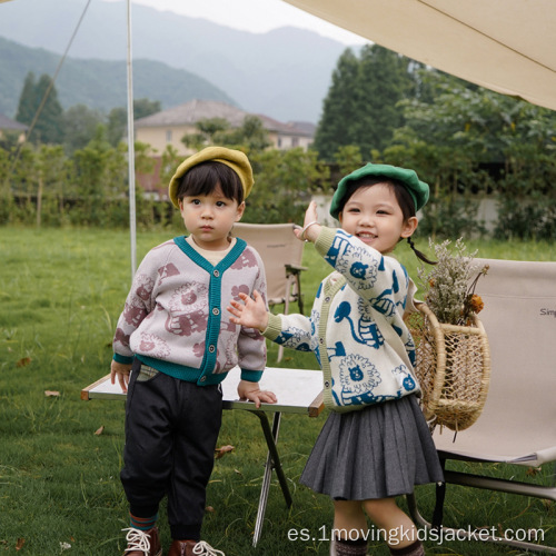 New Girls Garden Cardigan tejido para bebé